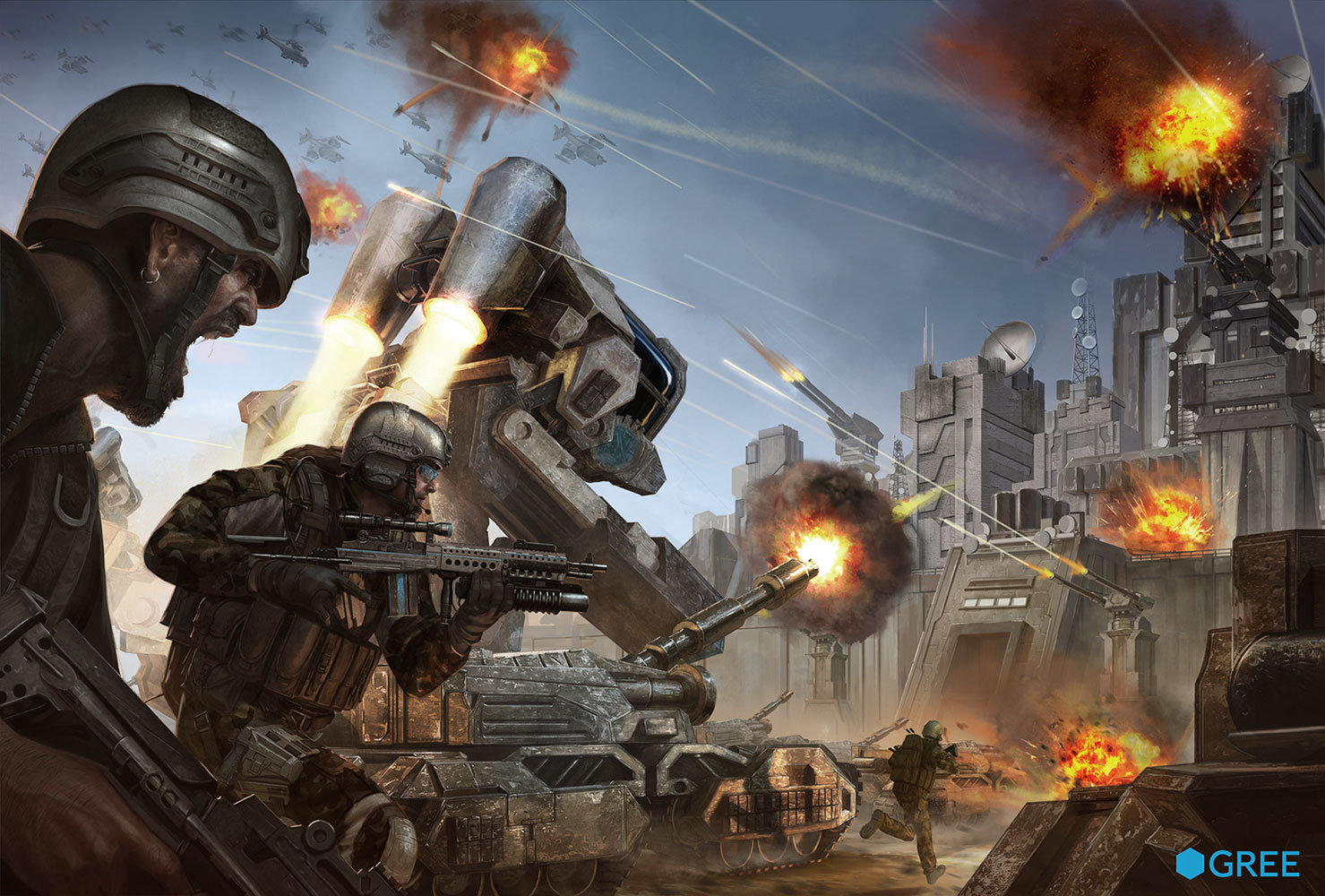 War of Nations base-building interface